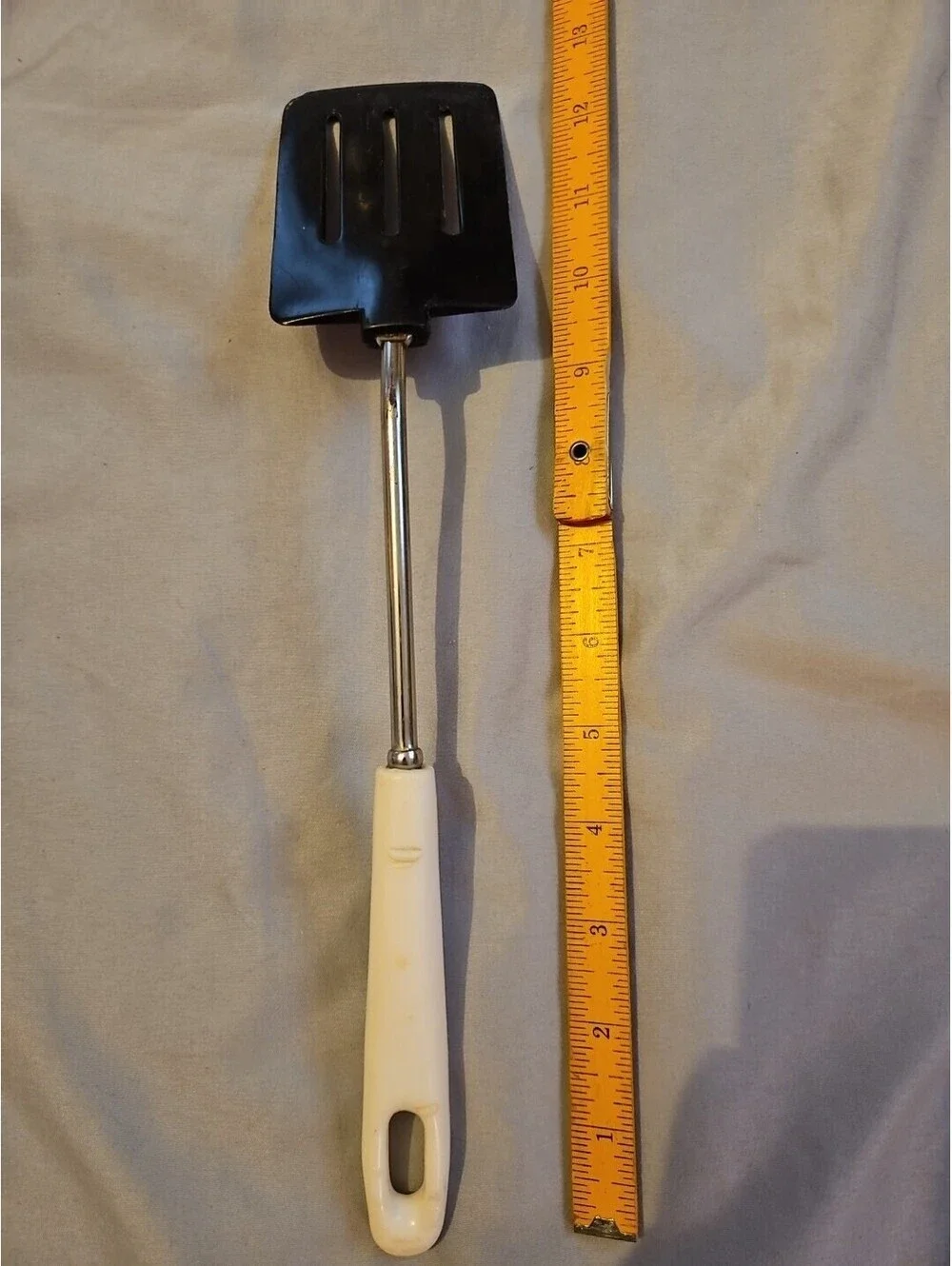 Vintage  Black Nylon Spatula Metal Shaft 13